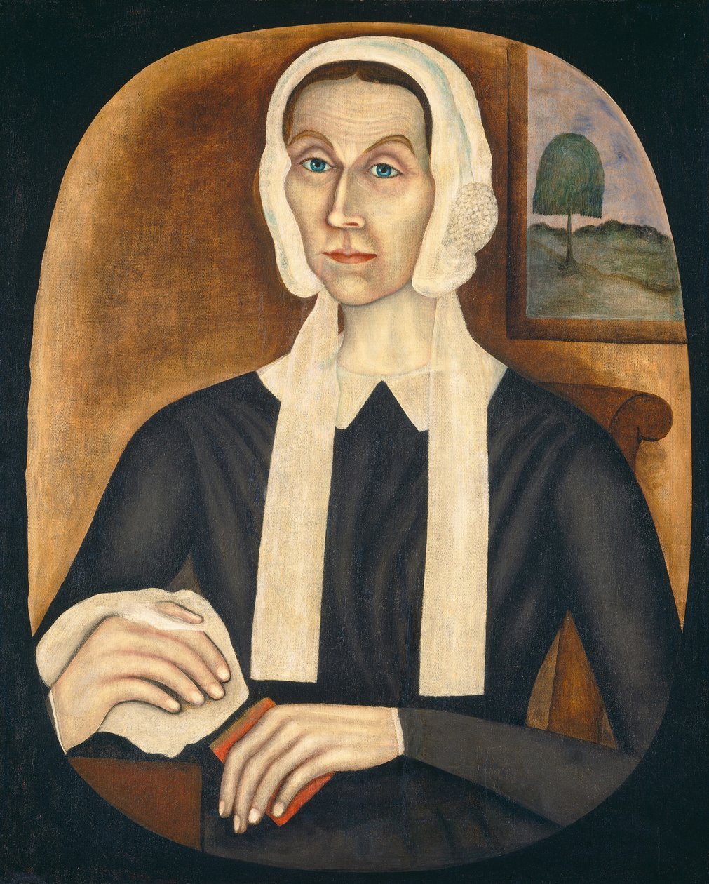 Portræt af en kvinde, ca. 1845. af Thomas Skynner