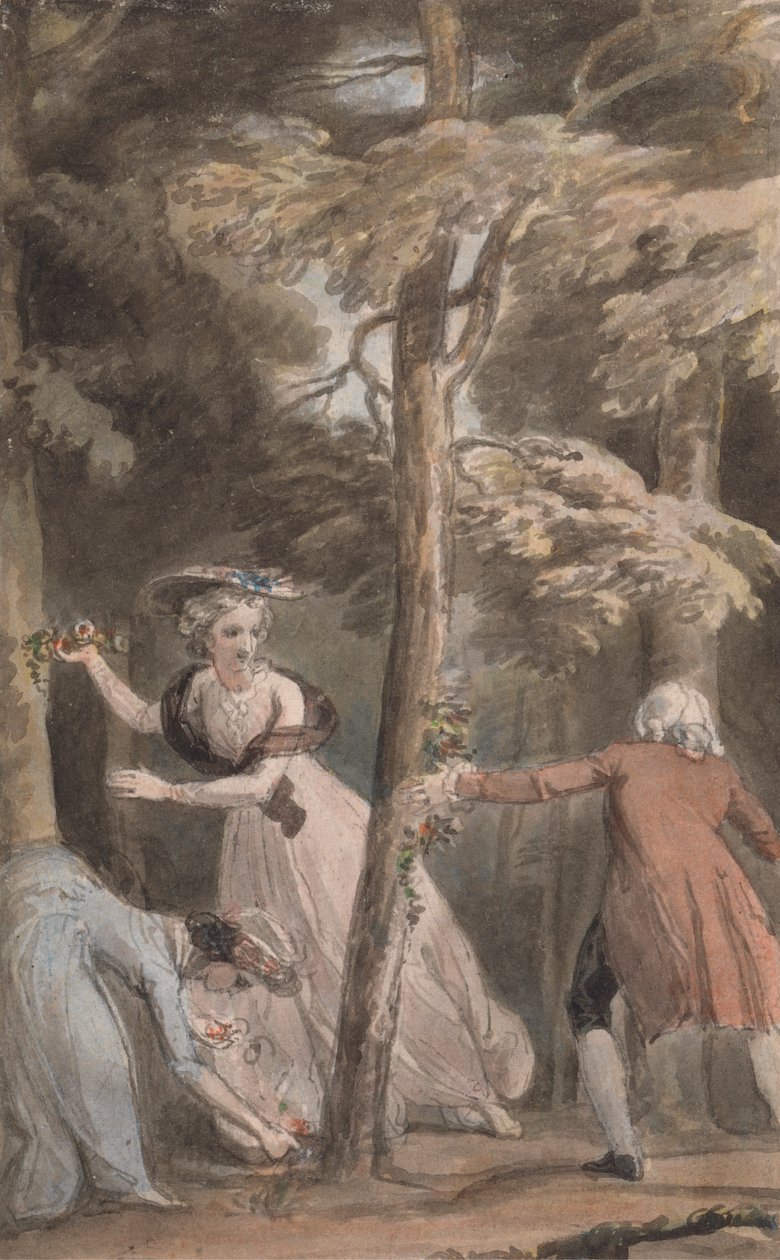 Illustration til den dydige forældreløse af Thomas Stothard