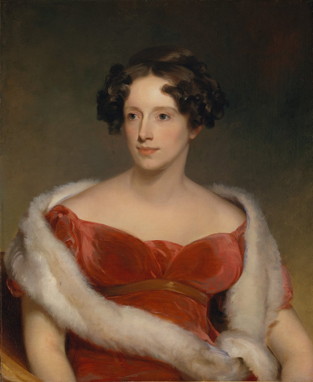 Mrs. John Biddle Eliza Falconer Bradish, 1818. af Thomas Sully