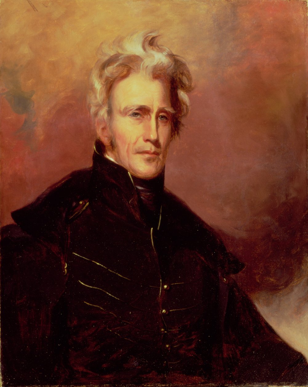 Portræt af Andrew Jackson, 1858 af Thomas Sully