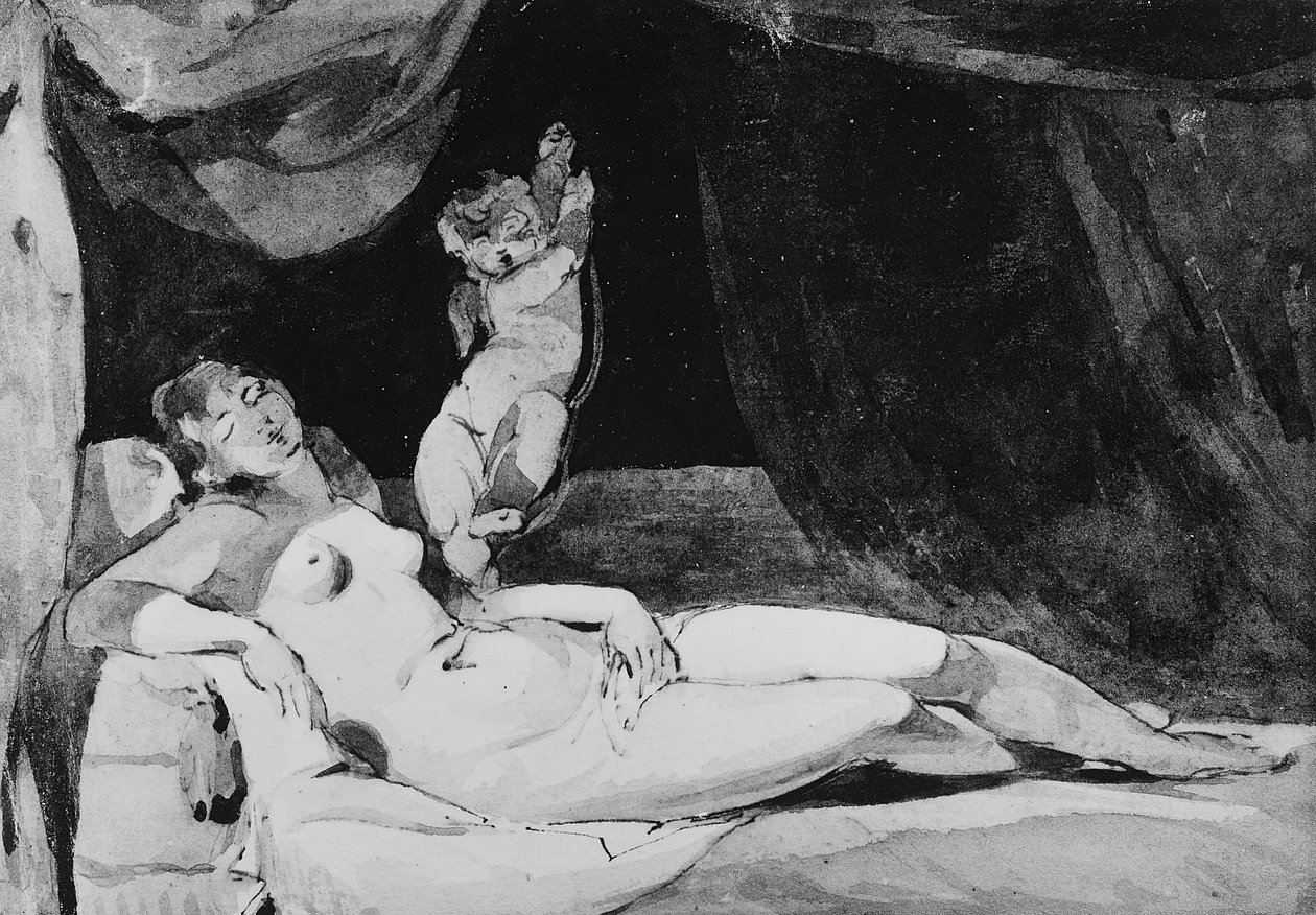 Sovende Venus,. af Thomas Sully