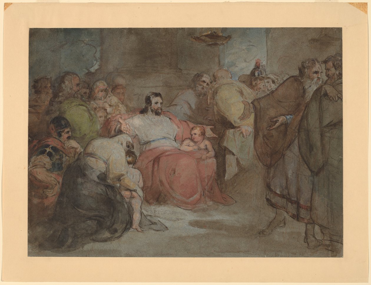 Lide de små børn af Thomas Sully