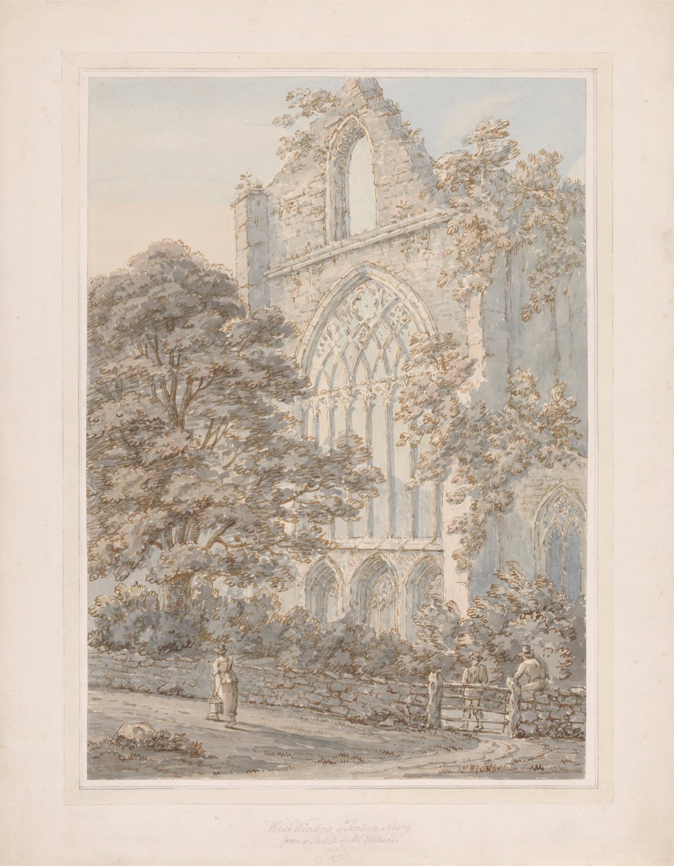 Vestvinduet i Tintern Abbey af Thomas Sunderland