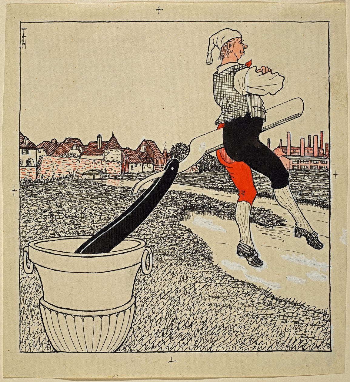 Ren Skilsmisse, Simplicissimus XXV/9 af Thomas Theodor Heine