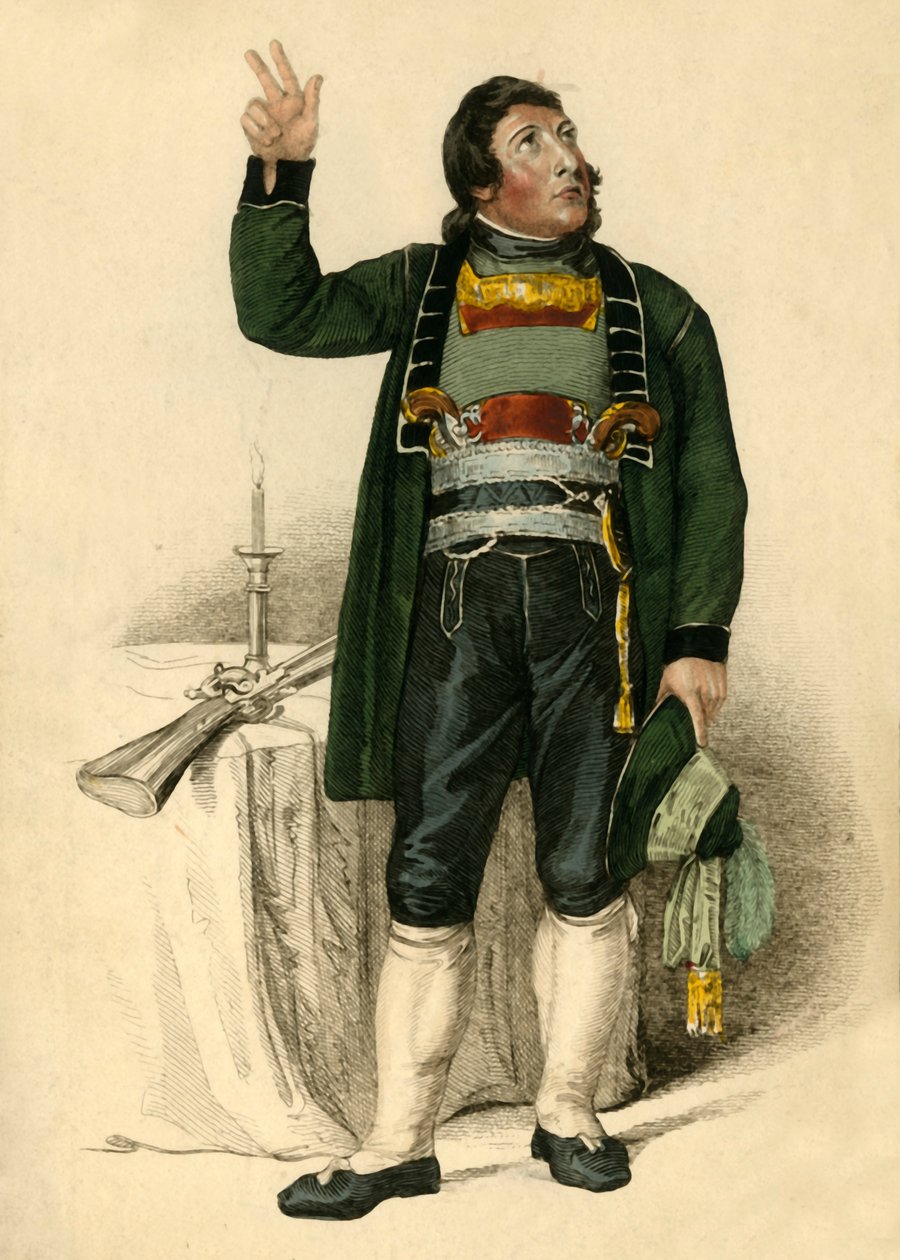 Kommandør Schoenecher, 1809. af Thomas Uwins