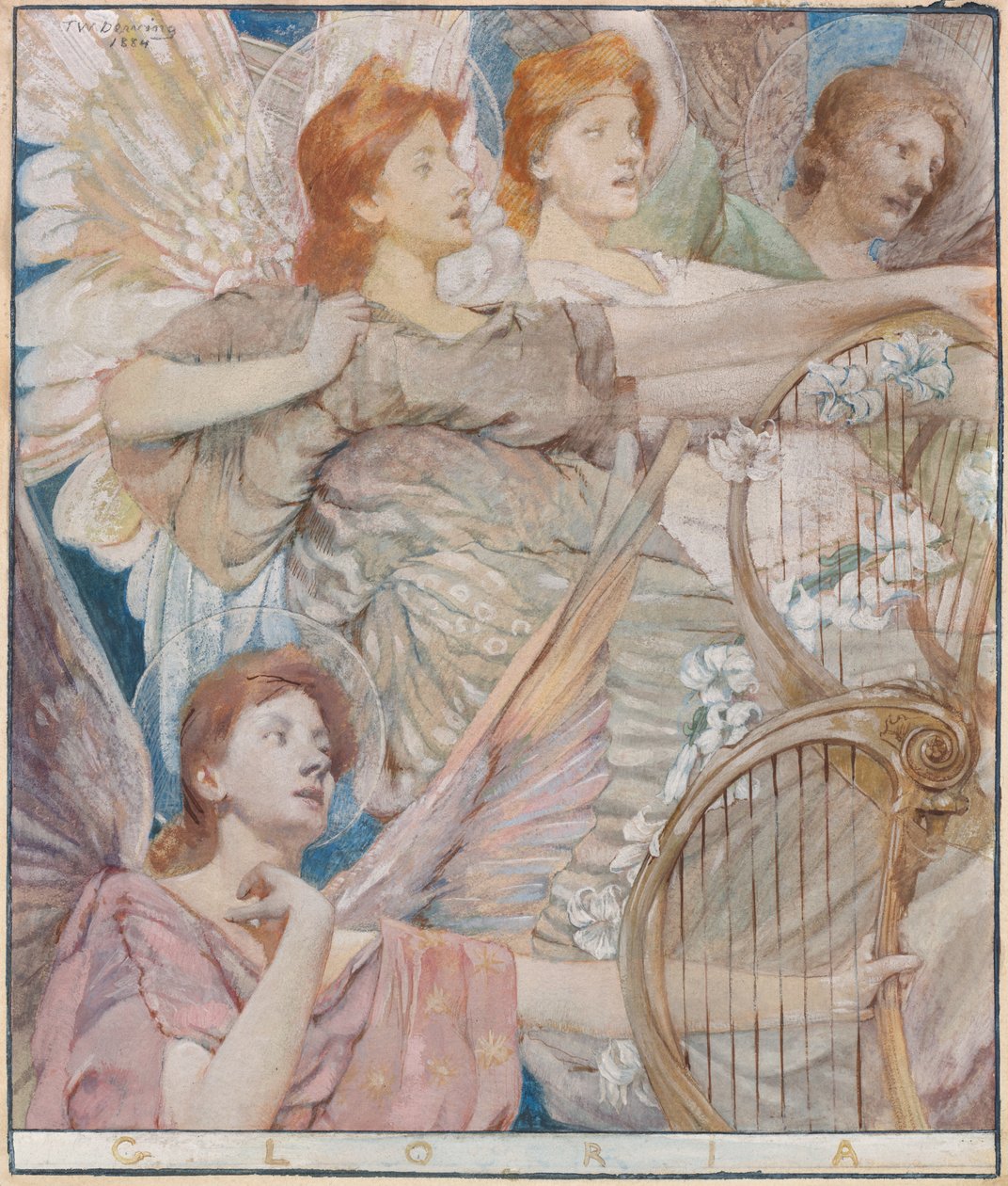 Gloria af Thomas Wilmer Dewing