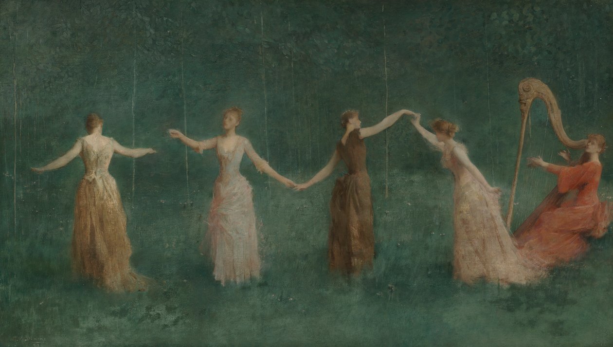 Sommer af Thomas Wilmer Dewing