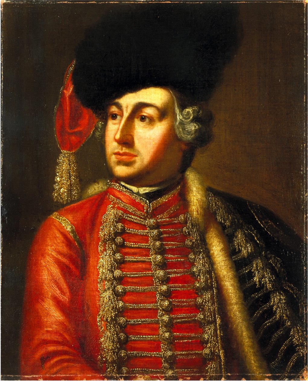 Portræt af David Garrick (1717-1779) af Thomas Worlidge