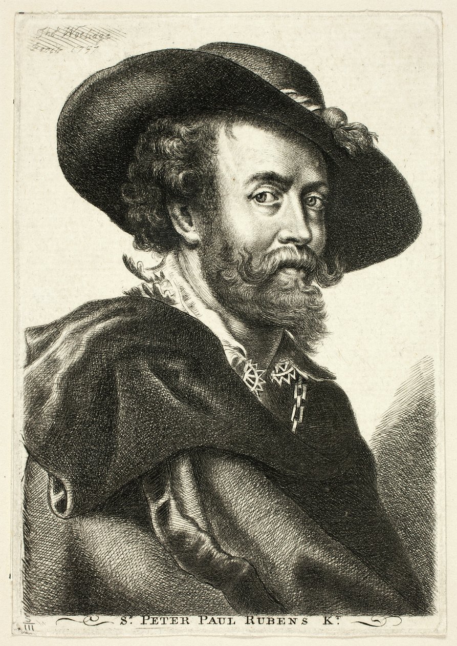 Sir Peter Paul Rubens af Thomas Worlidge