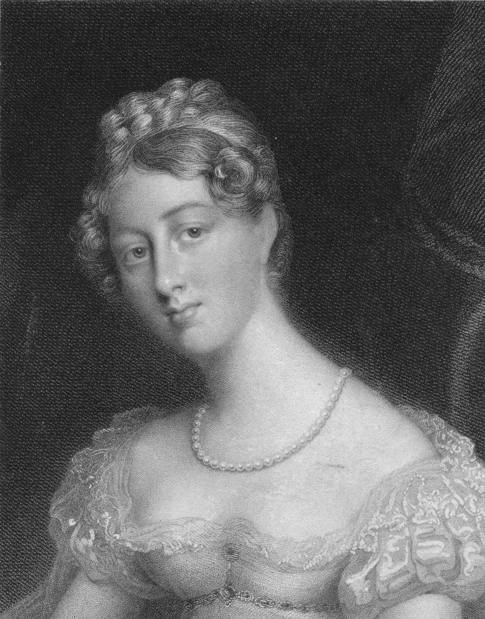 The Right Honorable Lady Anne Beckett, 1829. af Thomas Wright