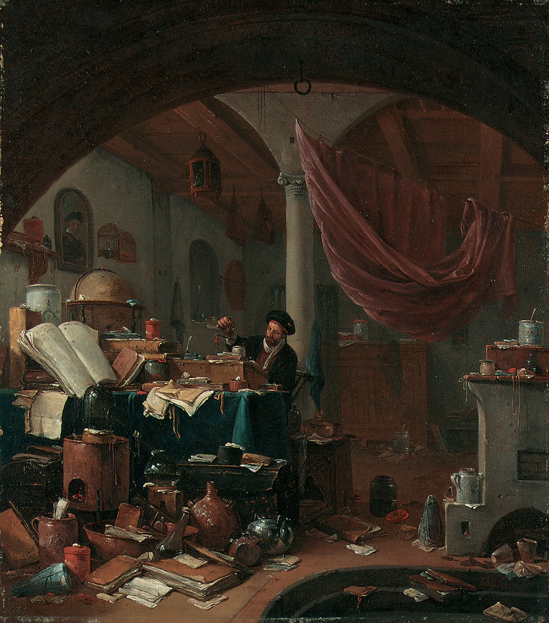 En alkymist i sit studie af Thomas Wyck