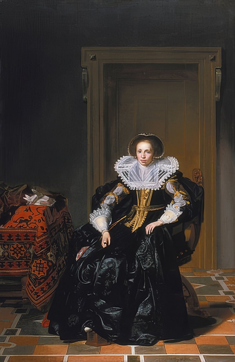 Portræt af en Dame. 1632 af Thomas de Keyser