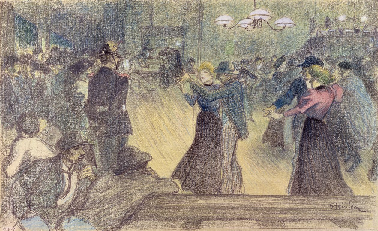 Ball in a Paris Suburb, ca. 1892 (se også 193271) af Théophile Alexandre Steinlen