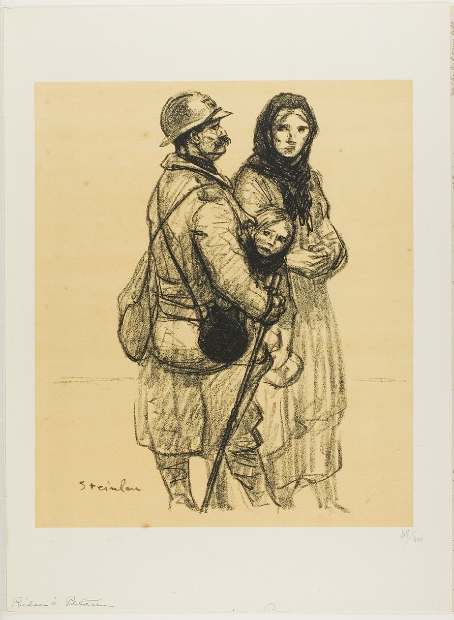 En soldat for Pétain af Théophile Alexandre Pierre Steinlen