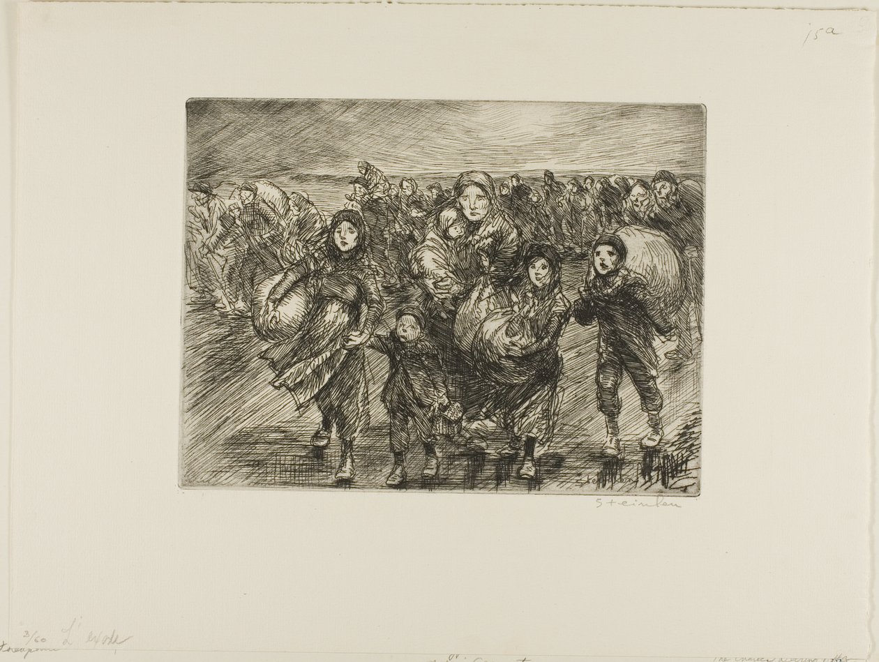 Før invasionen af Théophile Alexandre Pierre Steinlen