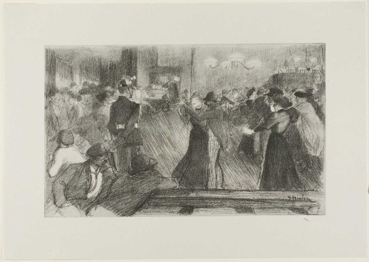 Dansesal af Théophile Alexandre Pierre Steinlen