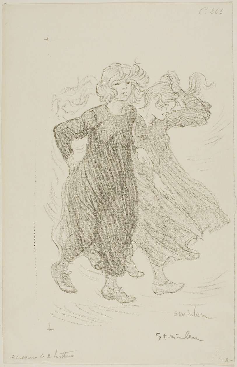 Et vindpust af Théophile Alexandre Pierre Steinlen