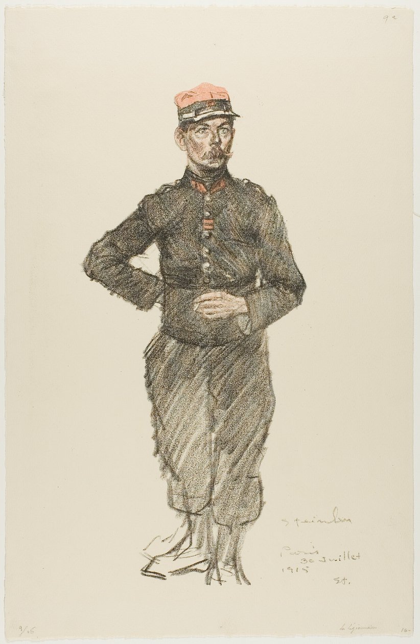 Legionær af Théophile Alexandre Pierre Steinlen