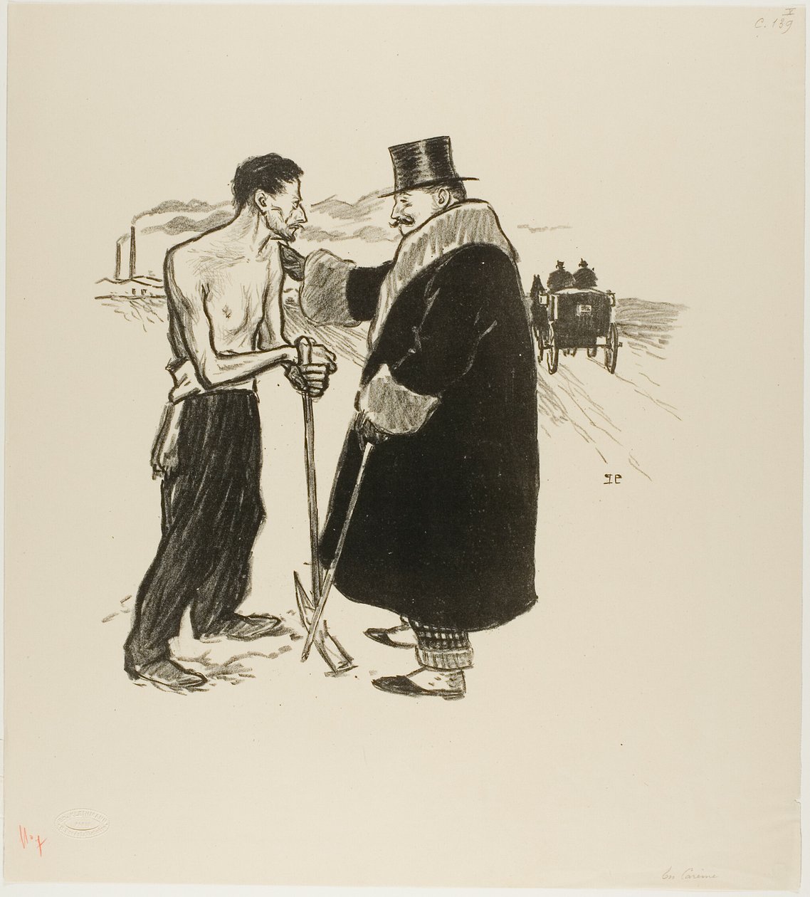 Ned af Théophile Alexandre Pierre Steinlen