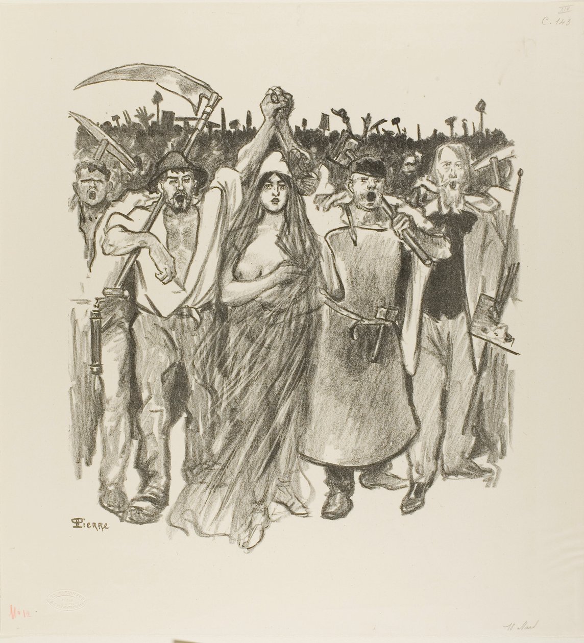 18. marts af Théophile Alexandre Pierre Steinlen