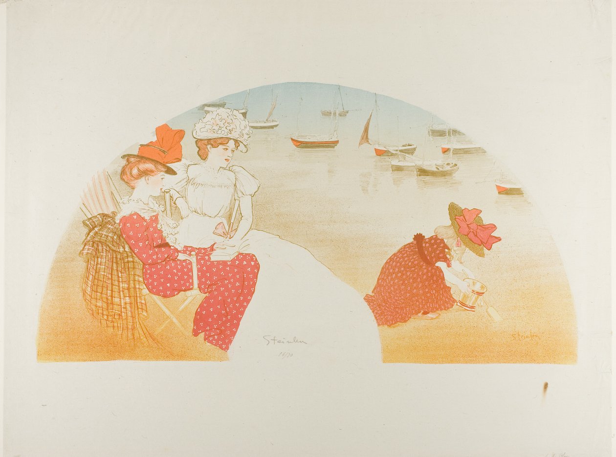 På stranden af Théophile Alexandre Pierre Steinlen