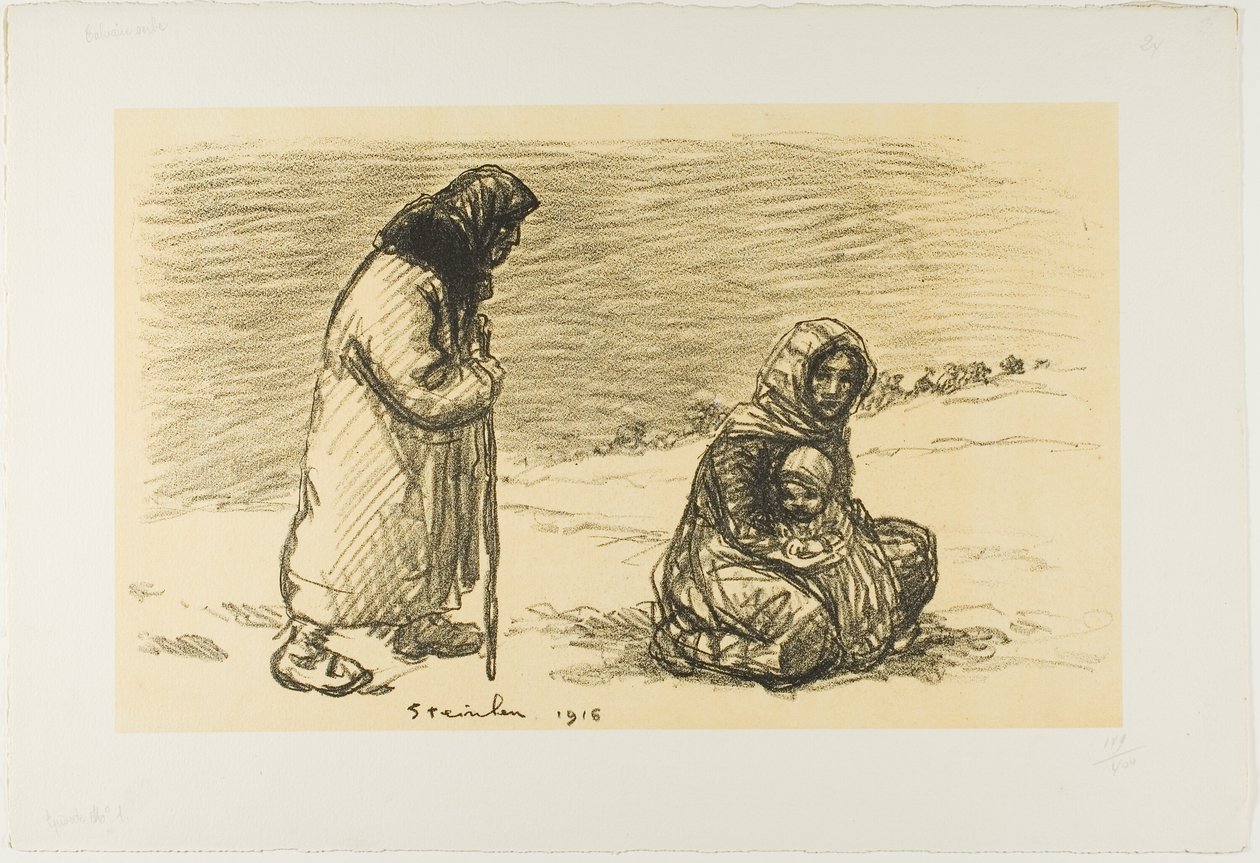 Serbisk kavaleri, første episode af Théophile Alexandre Pierre Steinlen