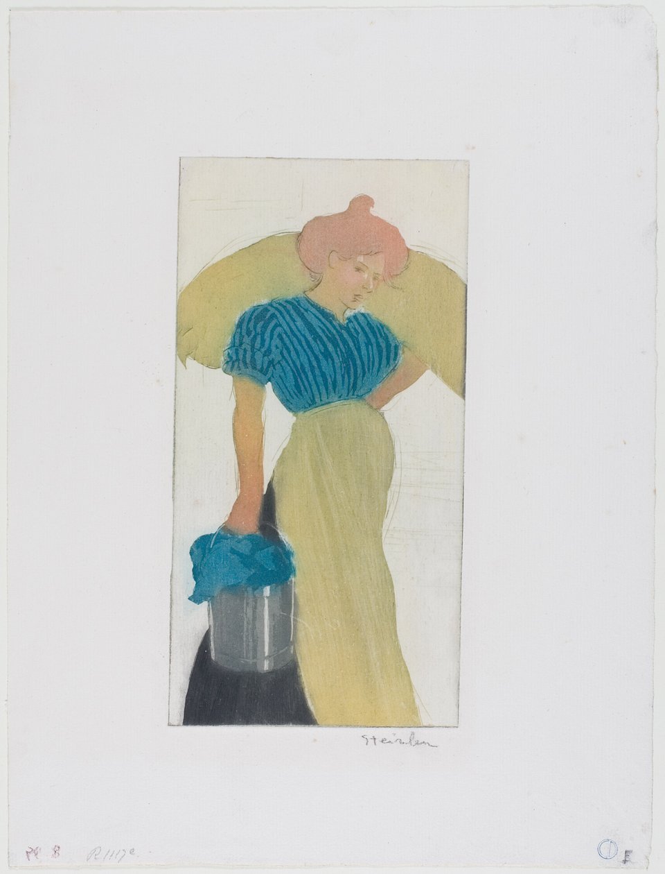 Vaskersken af Théophile Alexandre Pierre Steinlen