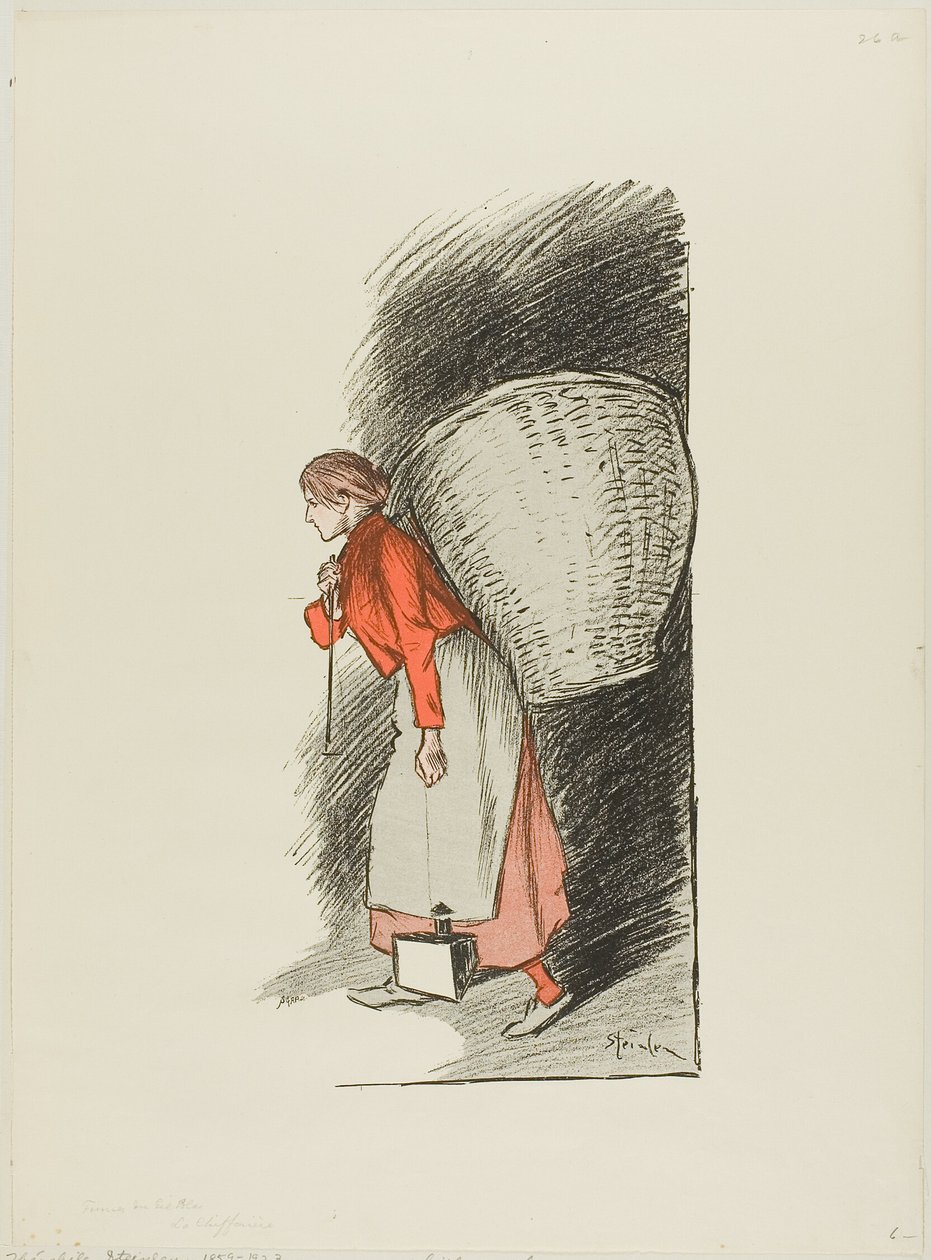 Kludeplukkeren af Théophile Alexandre Pierre Steinlen
