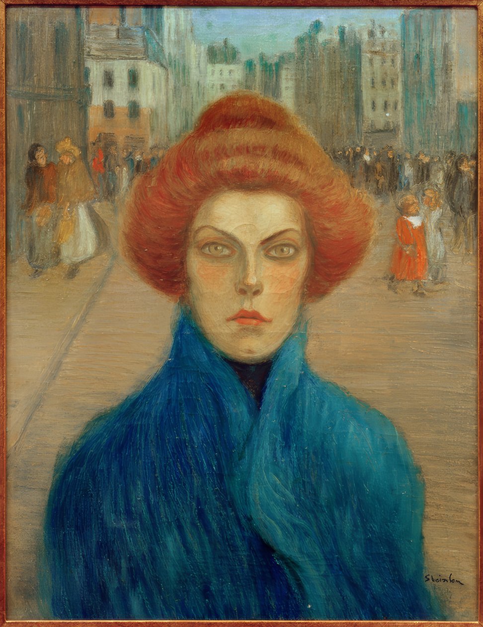 Tilbage til skolen om aftenen af Théophile Alexandre Steinlen