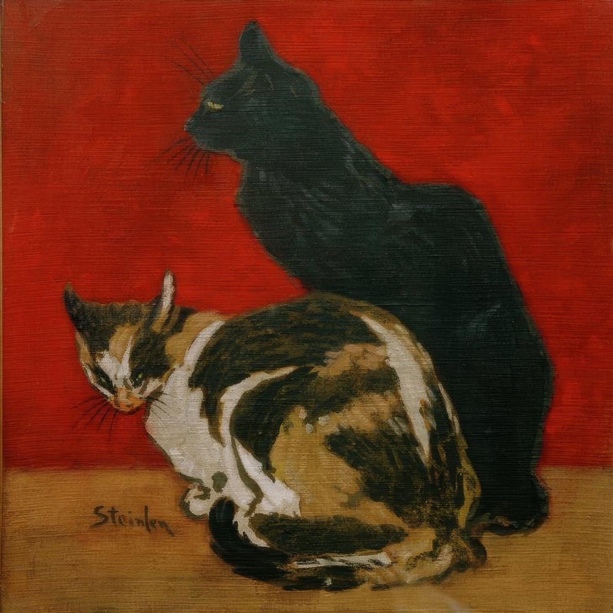 Kattene af Théophile Alexandre Steinlen