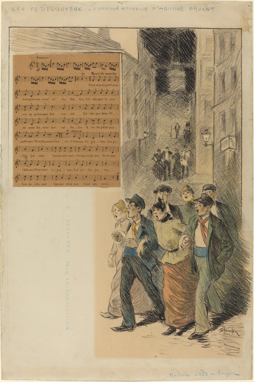 De glade små af Théophile Alexandre Steinlen