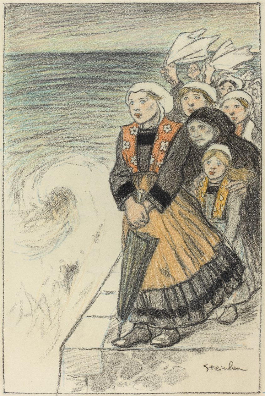 Sømandskoner af Théophile Alexandre Steinlen