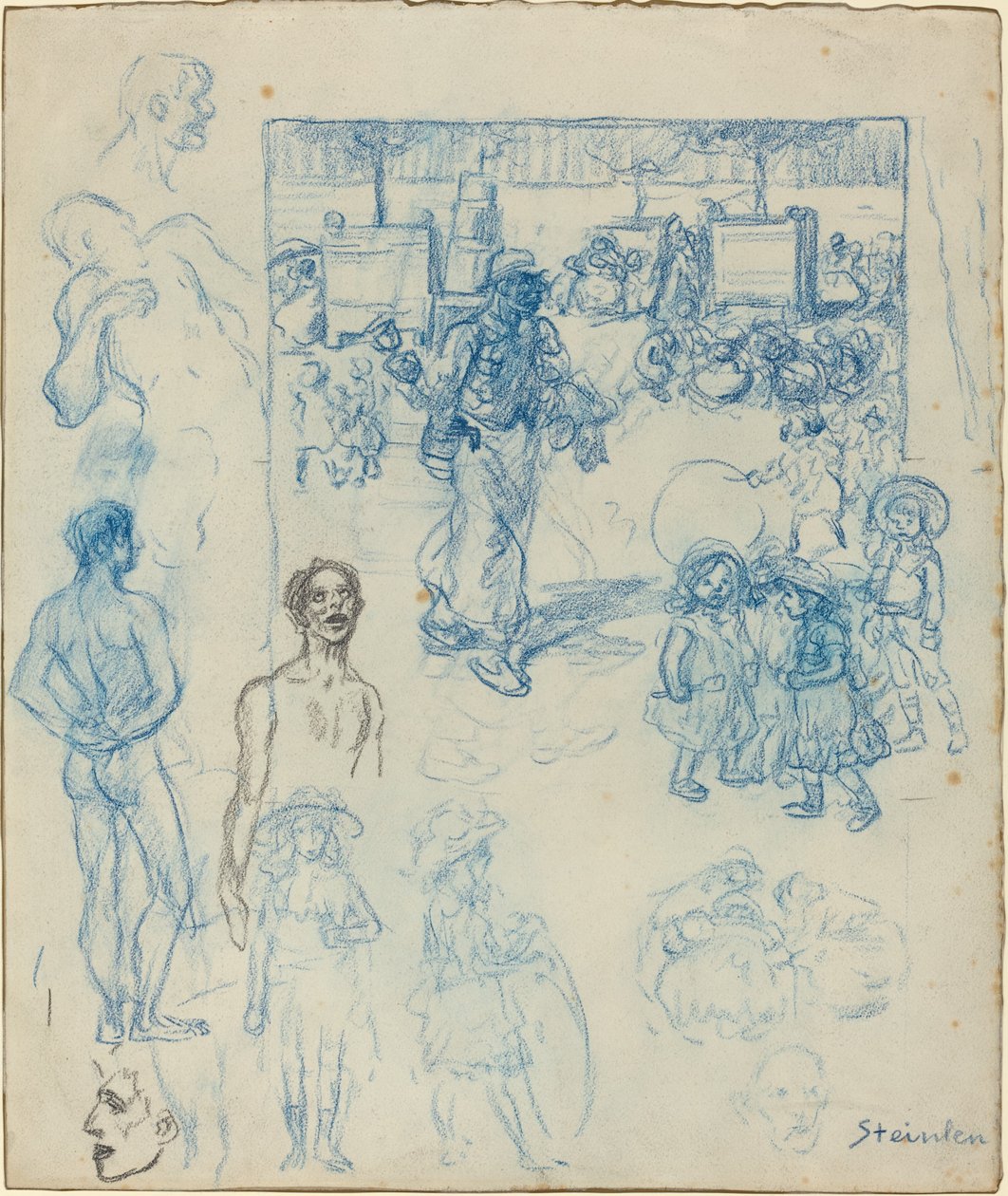 Kokoshandleren af Théophile Alexandre Steinlen
