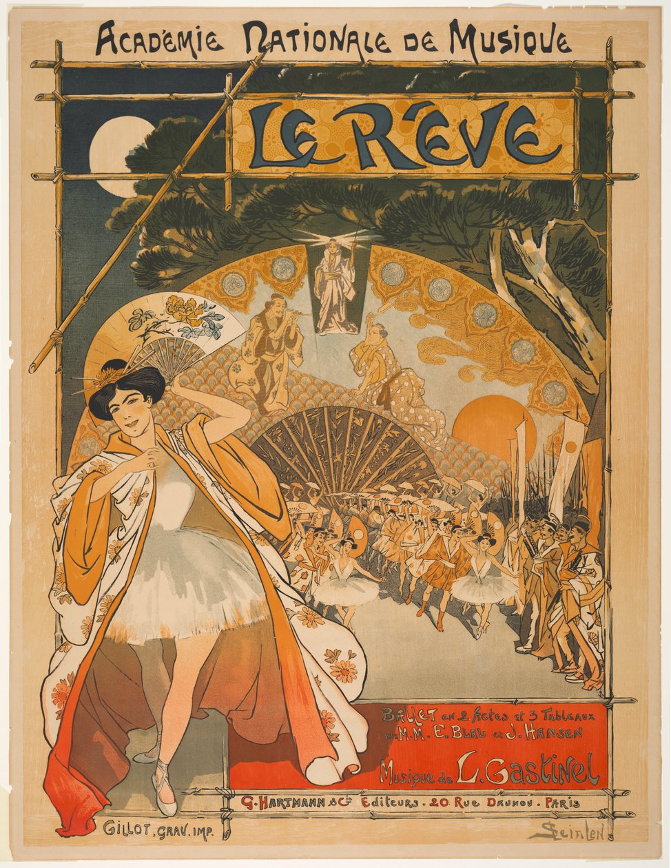 Drømmen, 1891. af Théophile Alexandre Steinlen