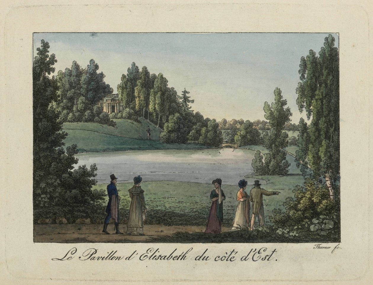 Elizabeth-pavillonen i Pavlovsk Park, 1810