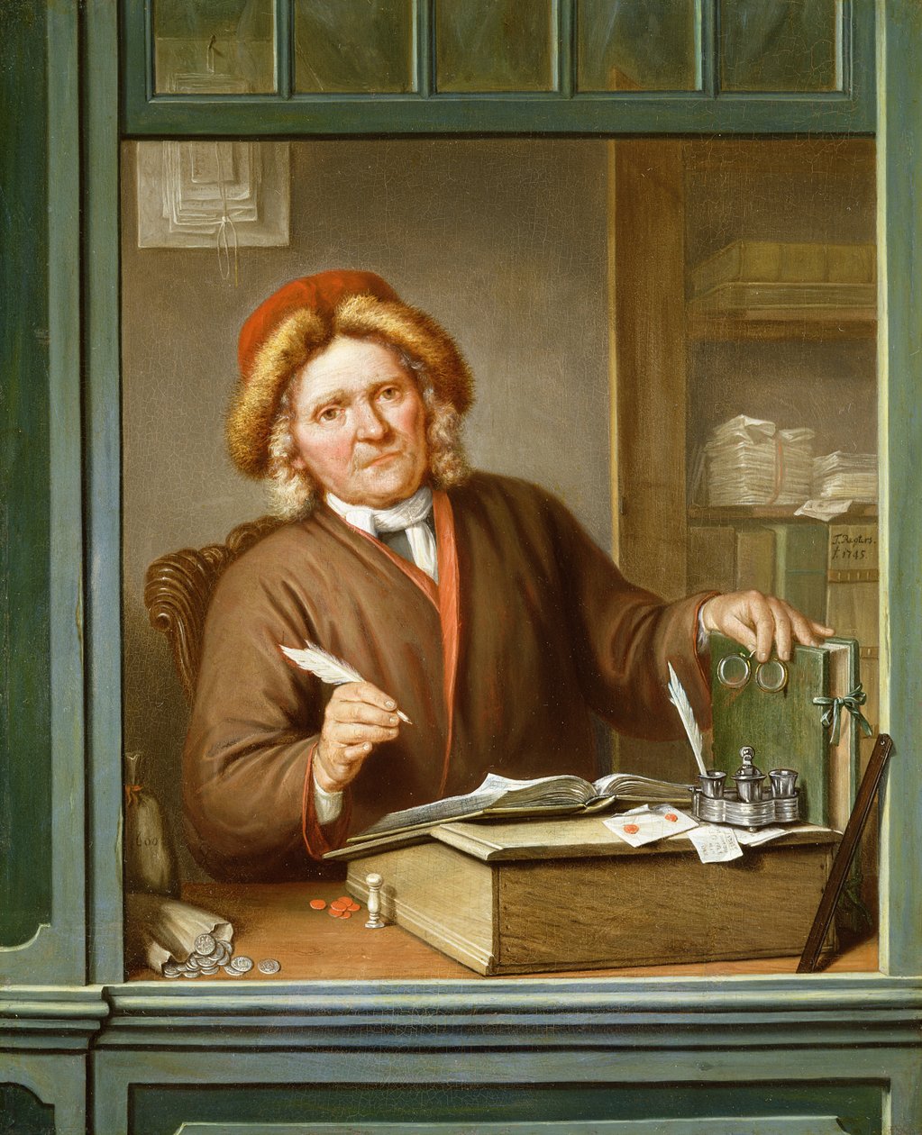 En skatteopkræver, 1745 af Tibout Regters