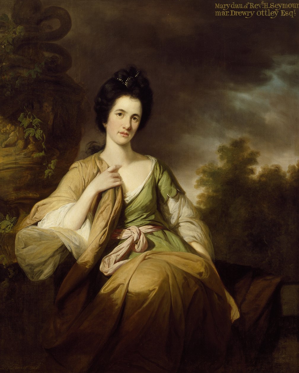 Mrs Drewry Ottley, 1768 af Tilly Kettle
