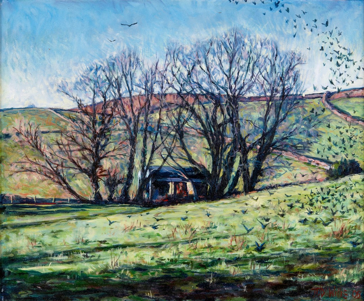 Crows Rising, 2009 af Tilly Willis