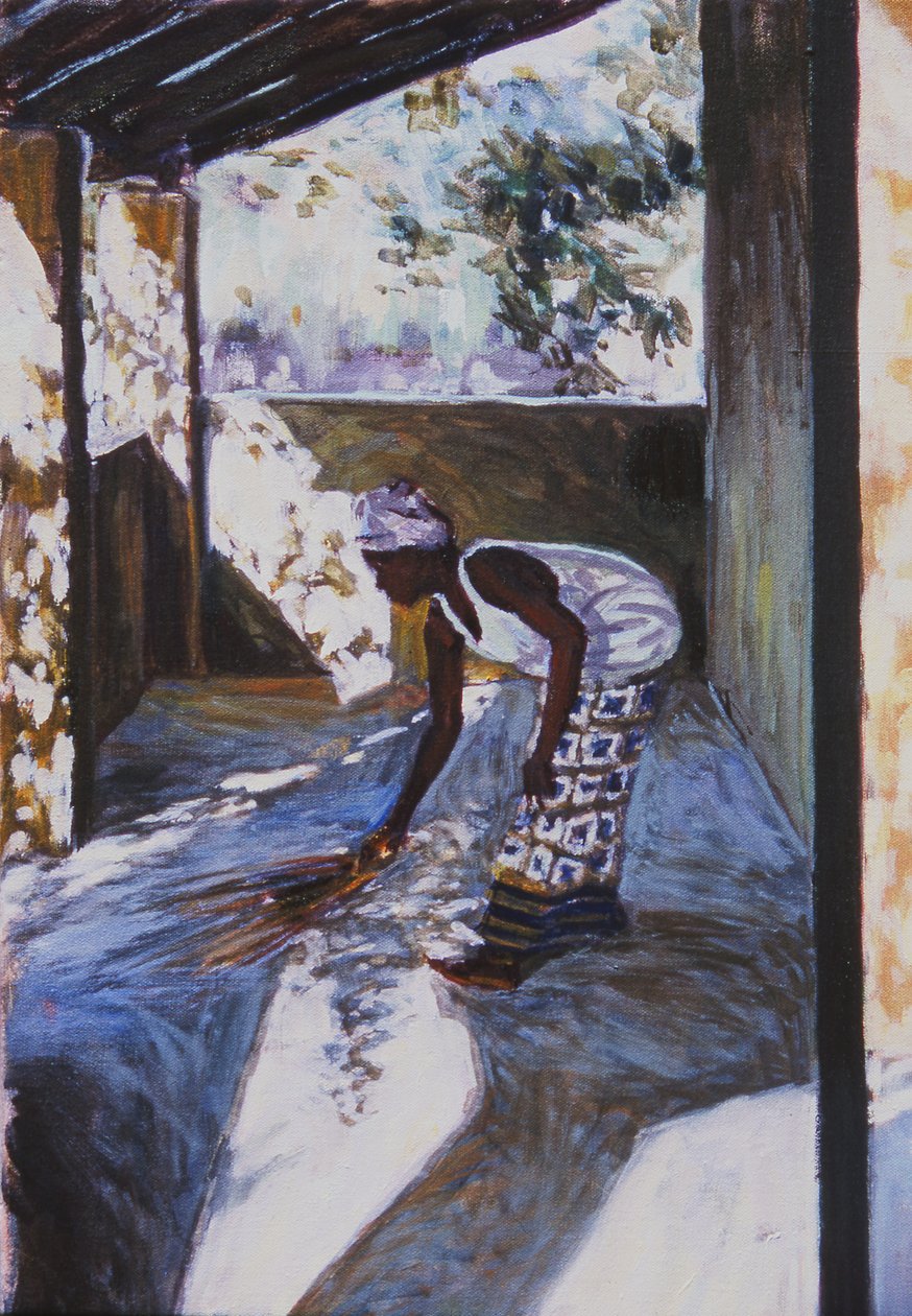 Girl Sweeping I, 2002 (se også 188680-681) af Tilly Willis