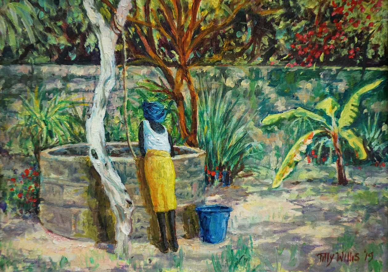 The Blue Bucket 2019 (olie) af Tilly Willis
