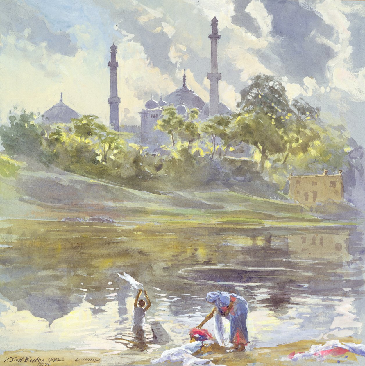 Lucknow, Uttar Pradesh, Indien, 1992 (wc) af Tim Scott Bolton