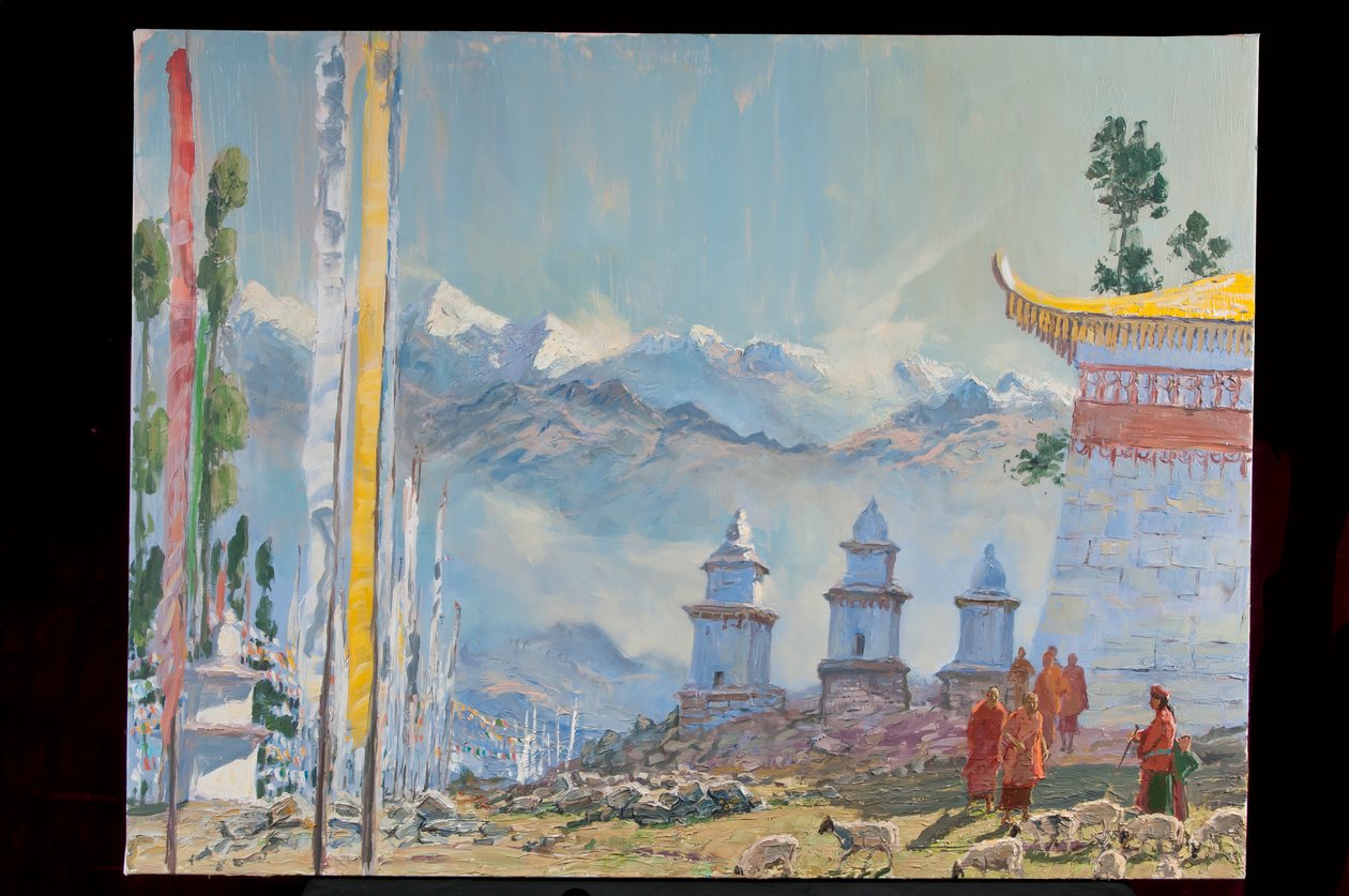 Sanga Choelling, Sikkim af Tim Scott Bolton