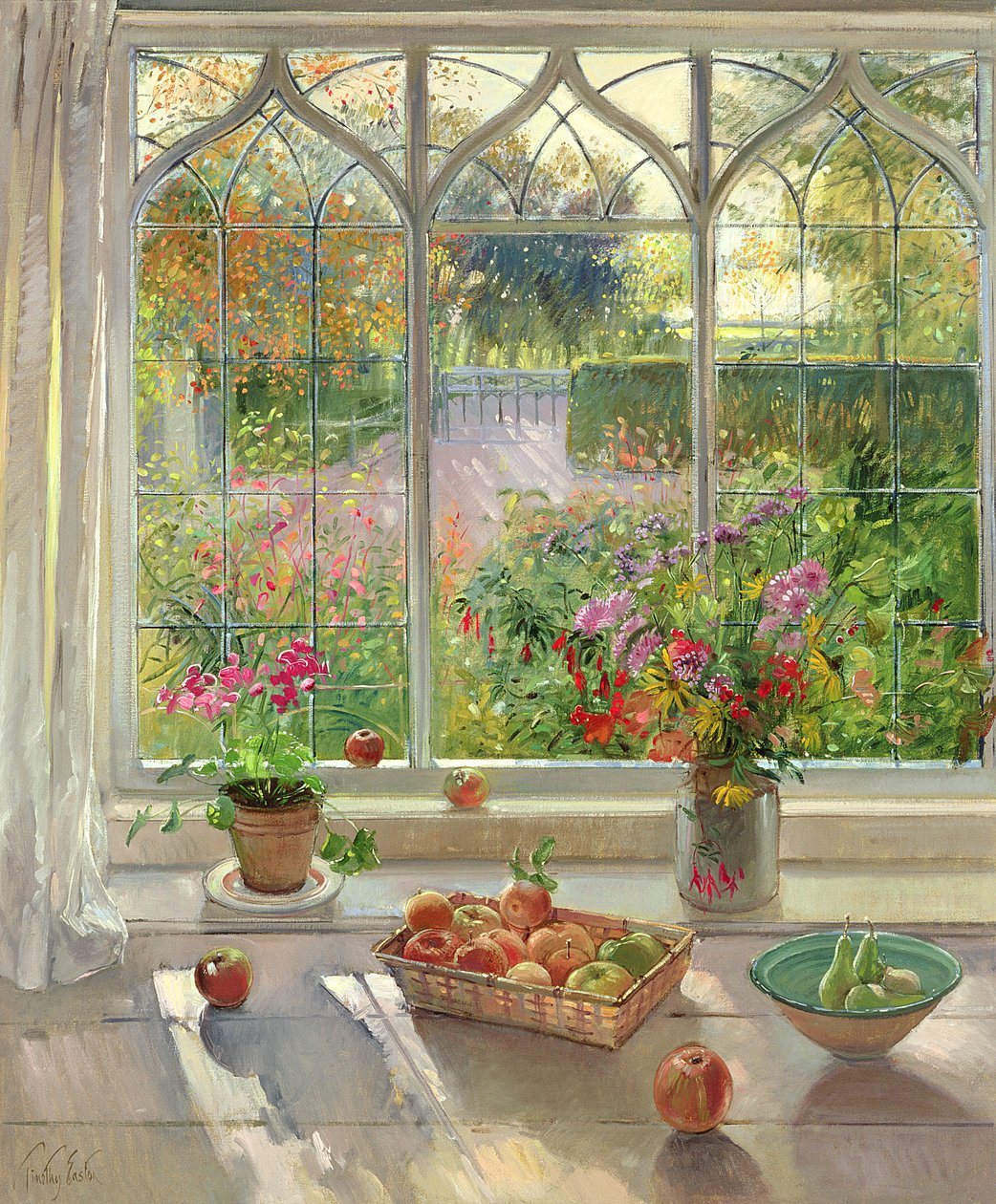 Efterårsfrugt og -blomster, 2001 af Timothy Easton