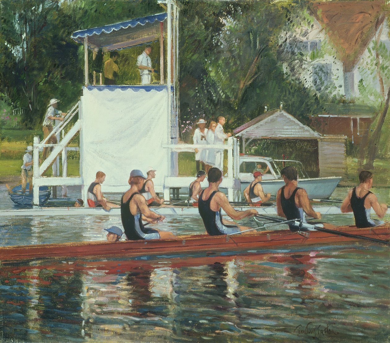 Før pressestanden, Henley af Timothy Easton