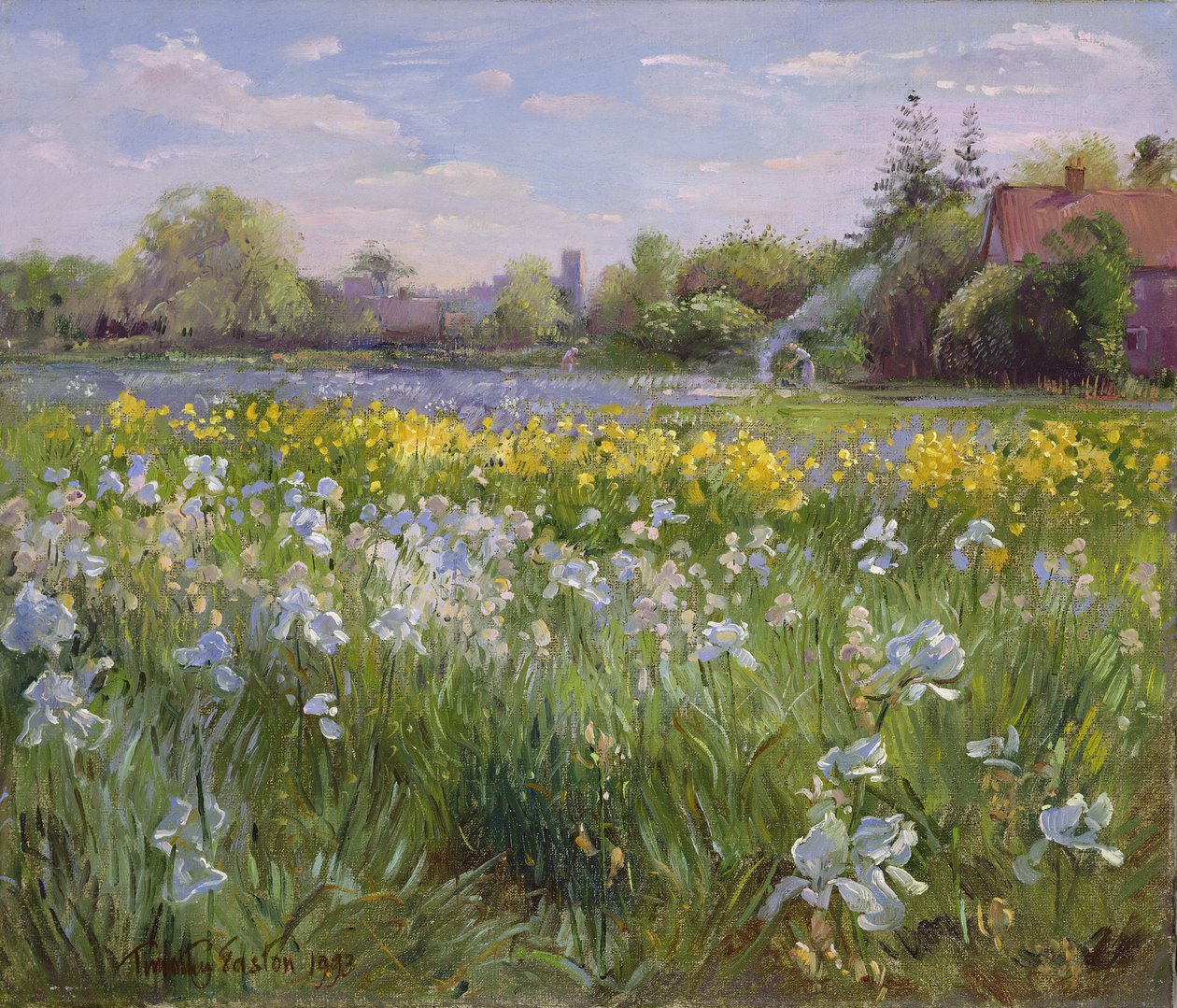 Bonfire and Iris Field, 1993 af Timothy Easton