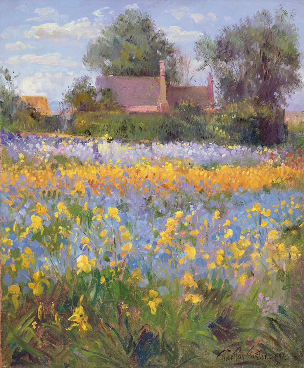 De lukkede hytter i Irismarken af Timothy Easton