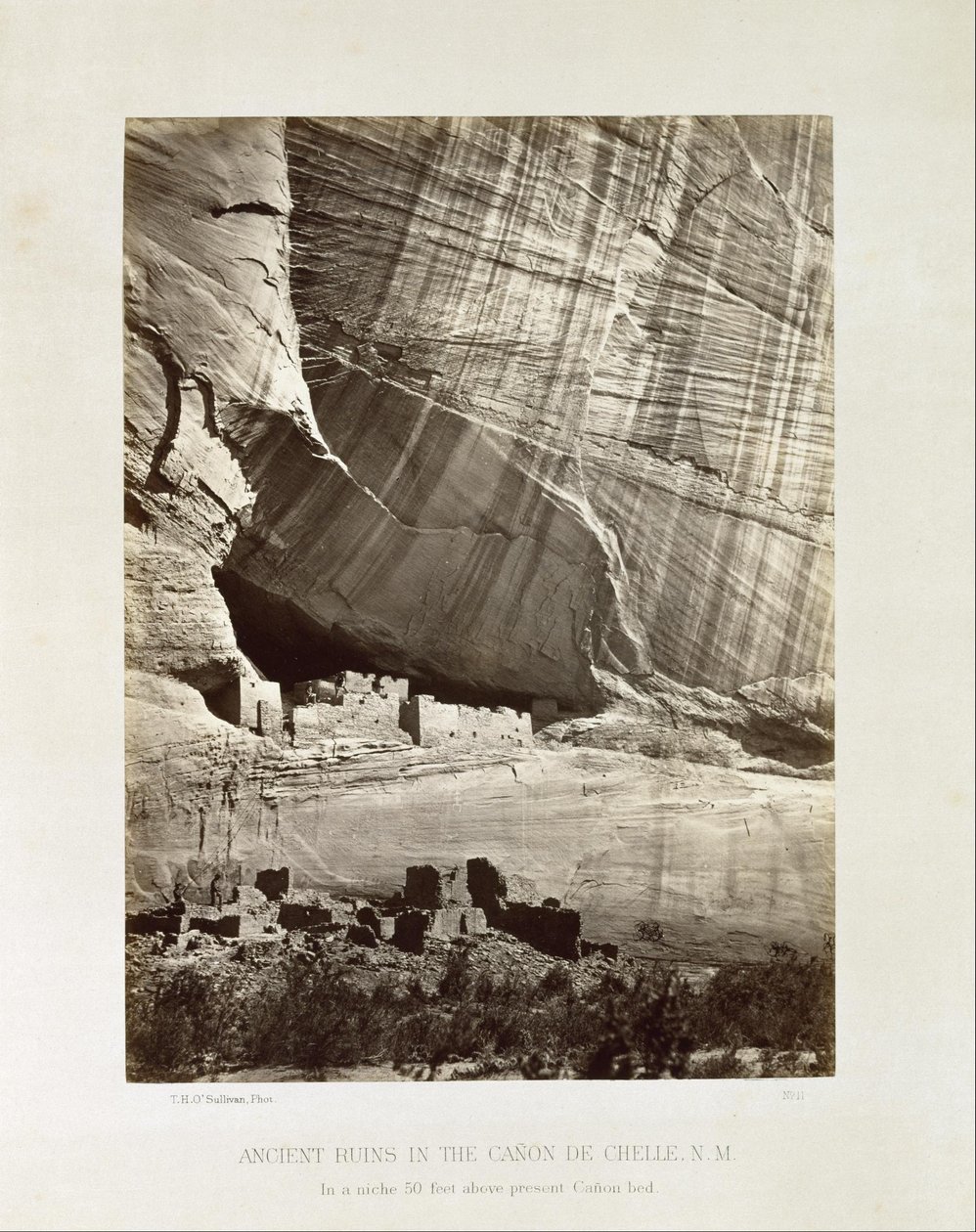Gamle ruiner i Cañon de Chelle, N.M. (territorium) af Timothy H. OSullivan
