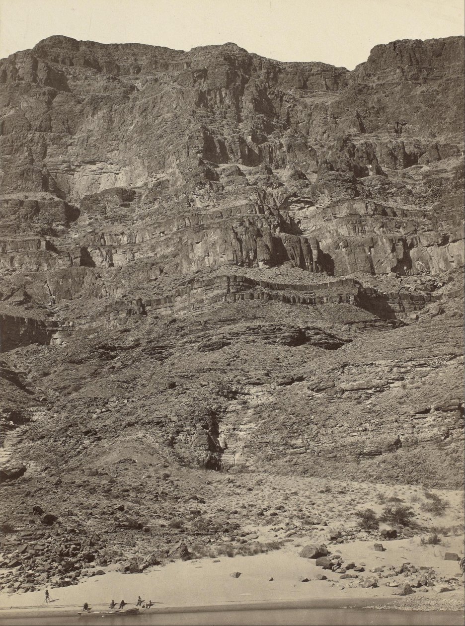 Væg i Grand Canyon, Colorado River af Timothy H. OSullivan