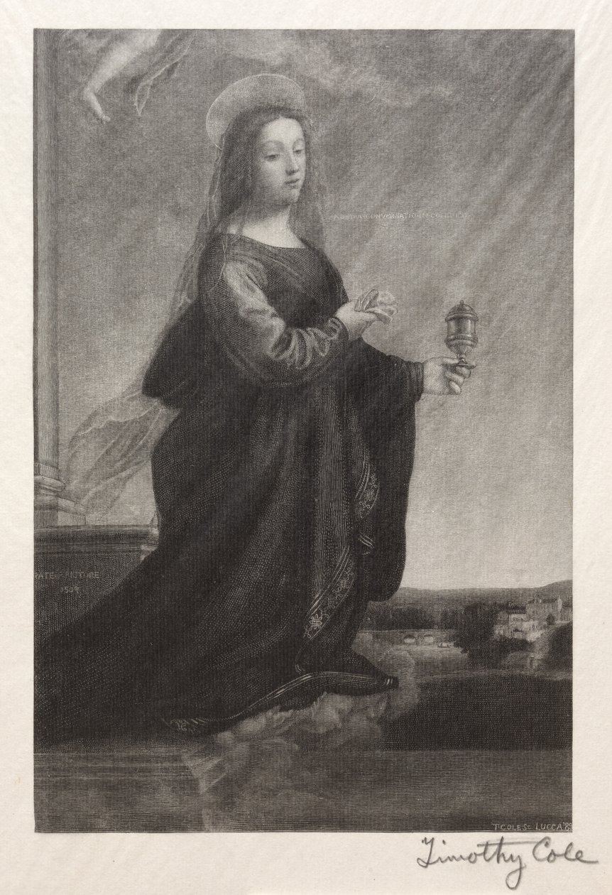 Gamle italienske mestre: Maria Magdalena, 1889. af Timothy Cole