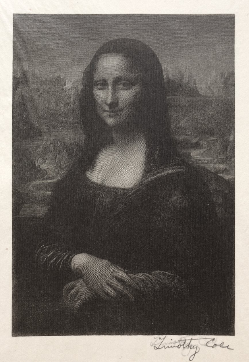 Gamle italienske mestre: Mona Lisa, 1888-1892. af Timothy Cole